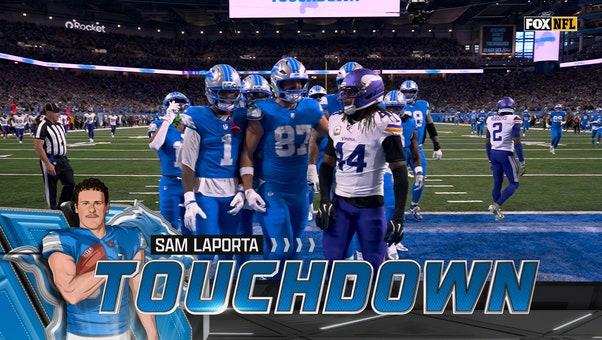 Jared Goff connects with Sam LaPorta for 40-yard TD, giving Lions early lead over Vikings | NFL Highlights